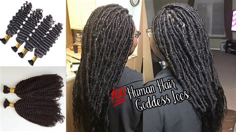 Maybe you would like to learn more about one of these? HOW TO DO LONG GODDESS FAUX LOCS WITH 100% HUMAN HAIR ...