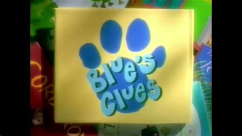 Blues Clues Nick Jr Productions Logo 2000 My Version 3 Youtube