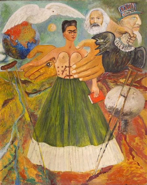Reproduction De Frida Kahlo Le Marxisme Donnera La Santé Aux Malades