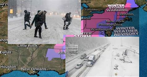 ‘bombogenesis Snowstorm Hits Us East Coast