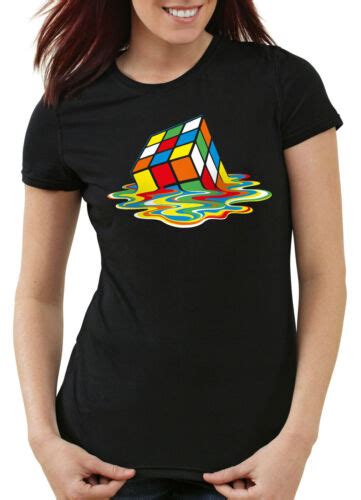 sheldon zauberwürfel t shirt damen melting cube cooper rätsel big bang 80er tv ebay