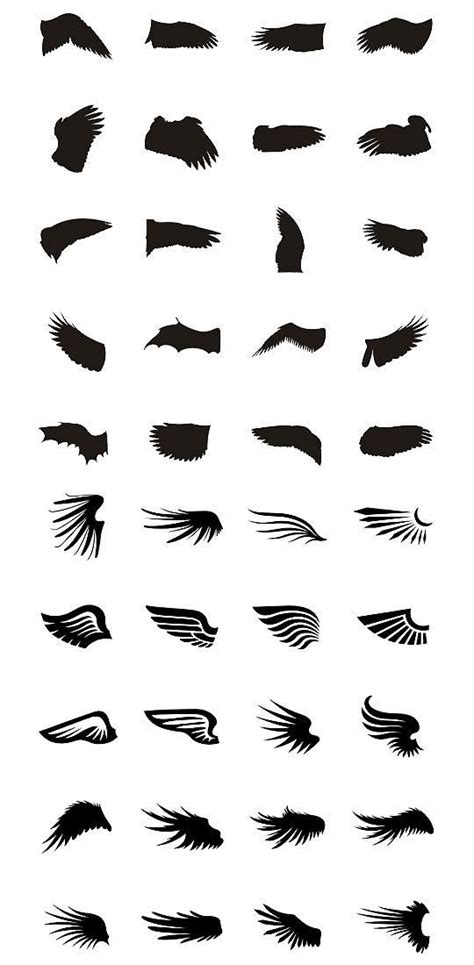 Wings Vector Set By Hugoo13 On Deviantart