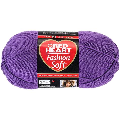 Red Heart Fashion Soft Yarn Lavender