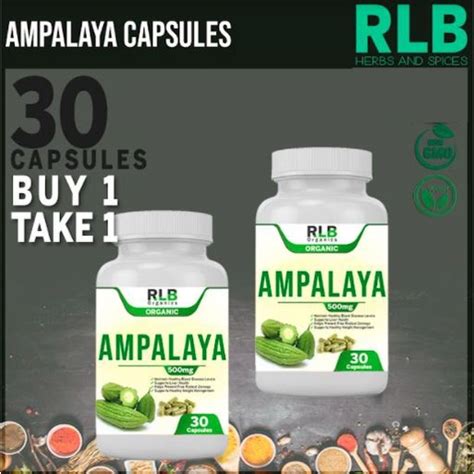 buy 1 take 1 organic pure natural ampalaya capsules 30 capsules diabetic care all natural