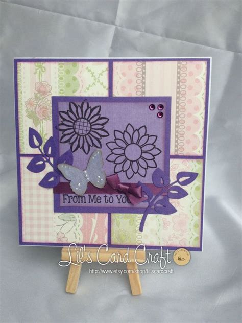 Handmade Card Blank Card From Me To You By Lilscardcraft On Etsy 800