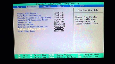 Should add the caveat that it can be dangerous to change things in. PC Bios Explained - Wake up options - YouTube