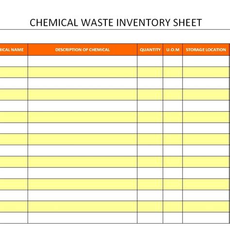 Waste Inventory Spreadsheet Google Spreadshee Waste Inventory Spreadsheet