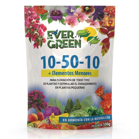 Fertilizante 10 50 10 Para Floración Y Enraizamiento Evergreen Cr