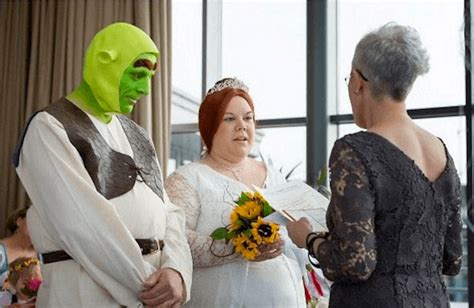 Shrek Wedding Shrek Wedding Funny Wedding Photos Wedding