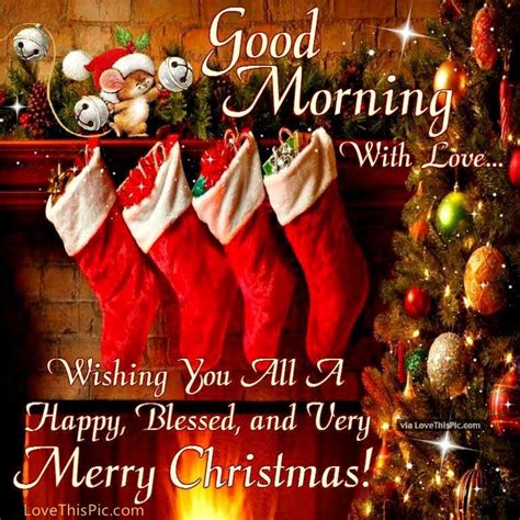 Good Morning With Love Merry Christmas Pictures Photos And Images For