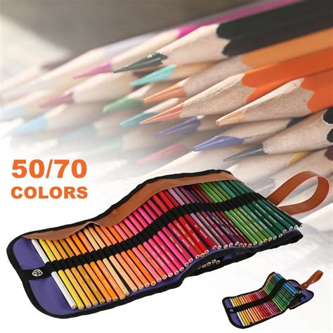 5072 Colors Pencil Set Color Pencil Drawing Kit With Portable Rolled