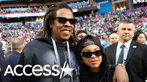 Blue Ivy Carter Looks JUST Like Beyoncé At Super Bowl LVII w Dad Jay Z