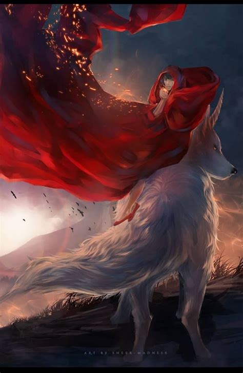 Red Riding Hood Wolf Little Red Ridding Hood Anime Wolf Fantasy