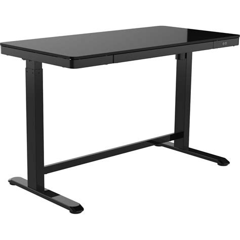 Realspace Outlet 48w Electric Height Adjustable Standing Desk Black