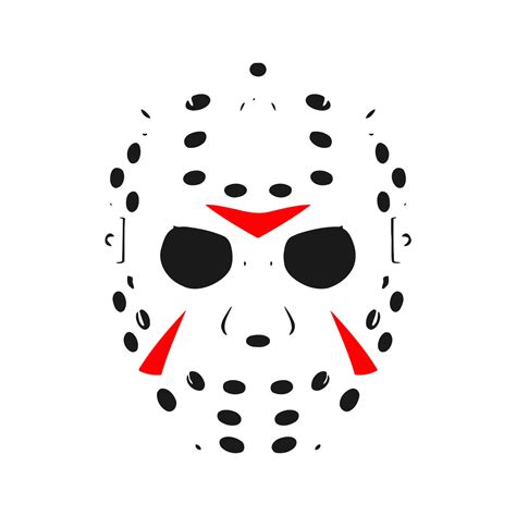 Jason Mask Svg Jason Svg Jason Voorhees Mask Jason Voorhees Etsy