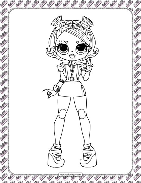 Printable Lol Omg Stellar Babe Coloring Page Cute Coloring Pages
