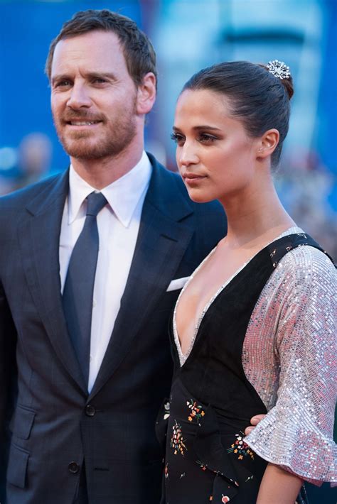 alicia vikander and michael fassbender are married vogue australia