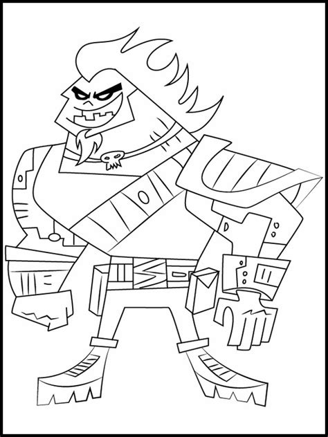 Danny Phantom Pages Coloring Pages