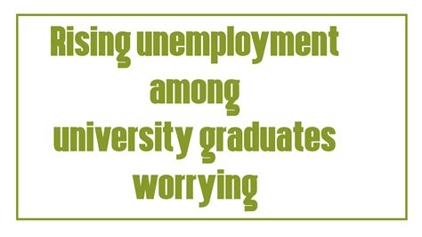 Causes of unemployment among graduates in malaysia. Rising unemployment among university graduates worrying ...