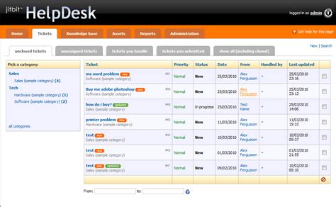 Manage all emails from customers in one app. Download Database Design Help Desk Ticket Software: PHP ...