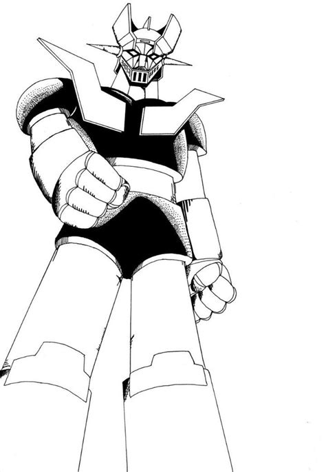 Mazinger Z Coloring Pages Printable Color