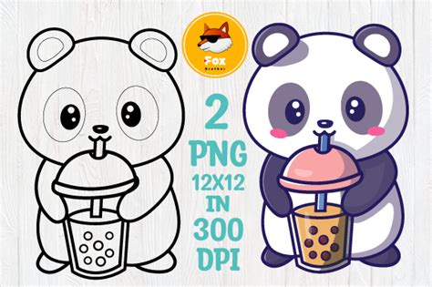 4 Panda Boba Designs And Graphics