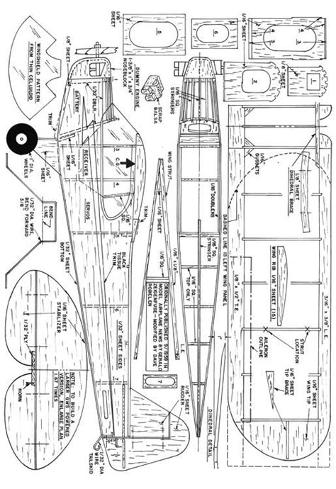Piper Cub Plans Aerofred Download Free Model Airplane Plans