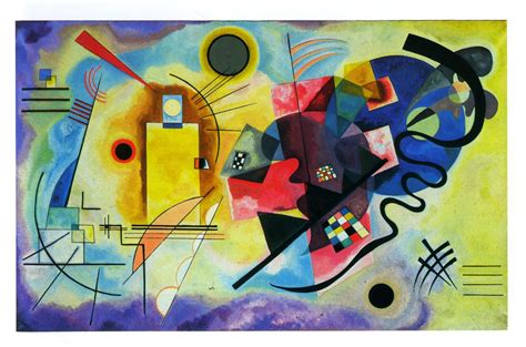 Wassily Kandinsky Yellow Red Blue 1925 Kunstdruk Canvaskunst Kunst