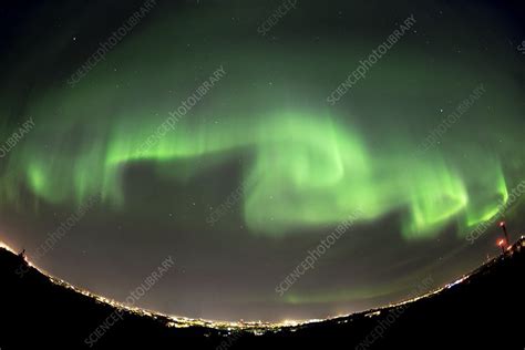Aurora Borealis Over Finland Stock Image C0476554 Science Photo