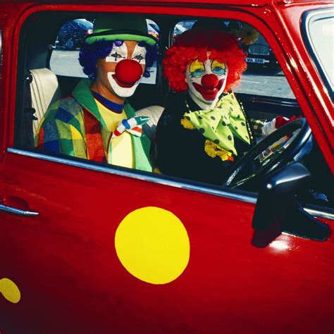 A Convertible Full Of Clowns Was Driving Around Nyc