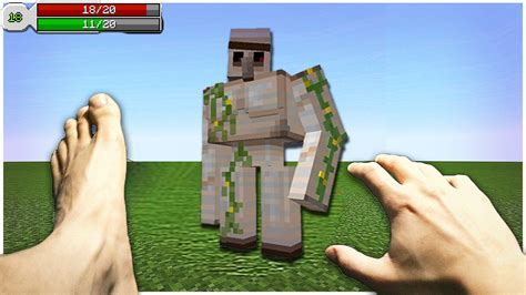 Minecraft In Real Life Realistic Minecraft Irl Animations Game Vs