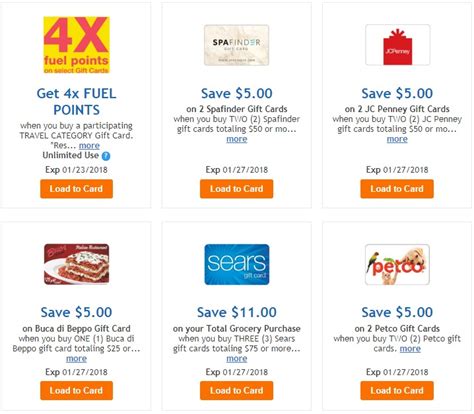 Coupon (7 days ago) up to 2% cash back · use store mode to browse products by aisle and load digital coupons to your virtual shopper's card.at checkout, you can scan the app to redeem your digital coupons and earn fuel points. Kroger, 4X Fuel Points on Travel Gift Cards and More - Miles to Memories