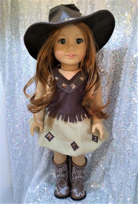ooak custom american girl doll cowgirl ag etsy