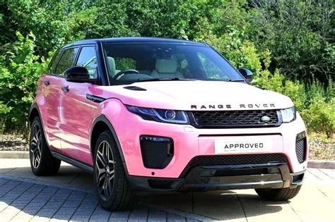 Stunning Pink Range Rover Evoque