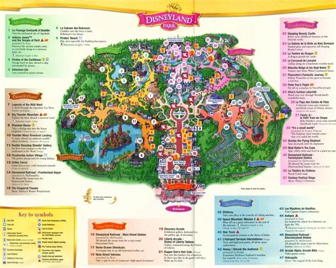 Parc Disneyland Paris Carte