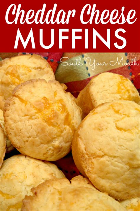 South Your Mouth Cheddar Cheese Muffins