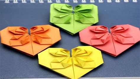 Origami Blossom Heart Tutorial Youtube