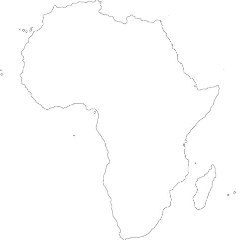 Africa continent is one of the clipart about south africa clipart. Africa Outline Png & Free Africa Outline.png Transparent Images #67287 - PNGio