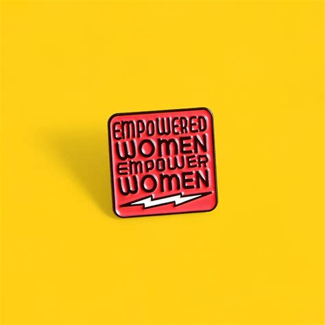 cartoon enamel pins feminism brooches empowered women badge advocating equality pin jewelry