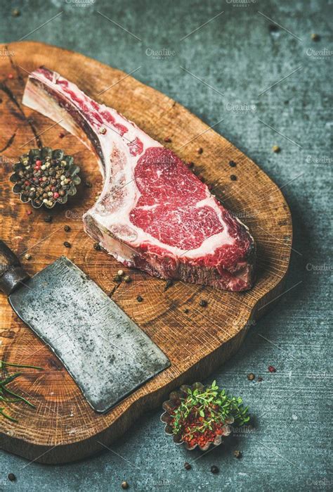 Maybe you would like to learn more about one of these? Dry aged raw beef rib eye steak (With images) | Beef ribs ...