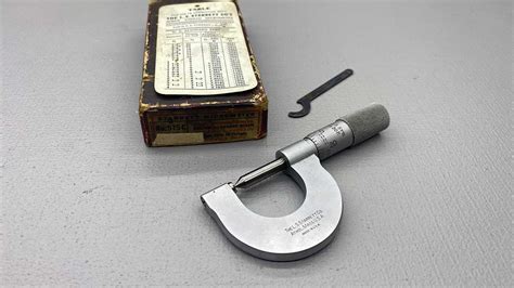 Starrett No 575c Thread Micrometer Tool Exchange