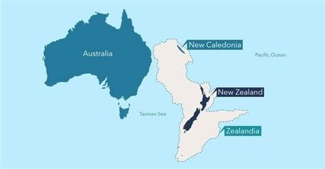 The submerged continent of Zealandia | Continents, Map, Astronomy science