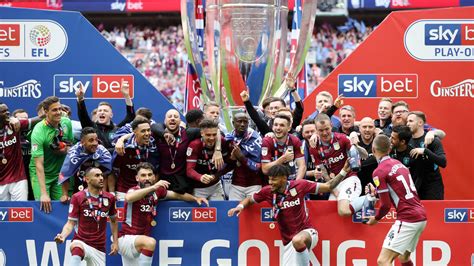 Aston Villa Promotion Playoff Final Aston Villa Promoted To The