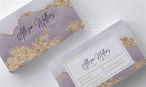 Gold Glitter Business Card Design Printable Business Card Gold Etsy