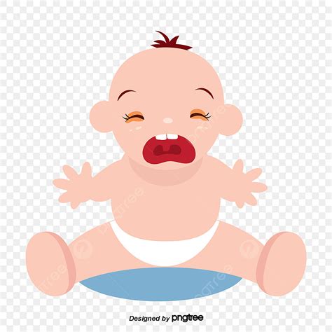 Cartoon Baby Crying Clipart
