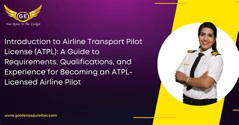 Introduction To Airline Transport Pilot License Atpl A Guide To
