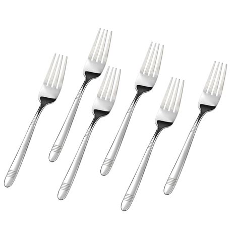 Begale 12 Piece Stainless Steel Dessert Forks 68 Inch Lavorist