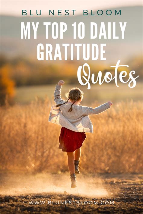 10 Daily Gratitude Quotes That You Will Love Blu Nest Bloom