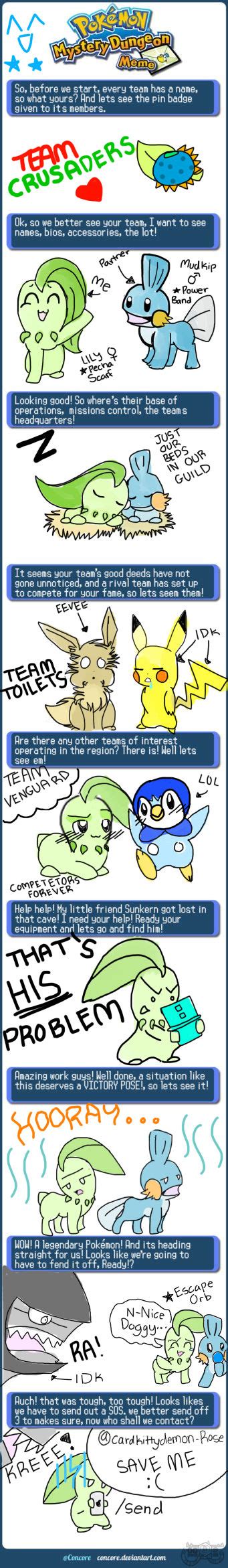 Pokemon Mystery Dungeon Meme By Lilybunny25 On Deviantart