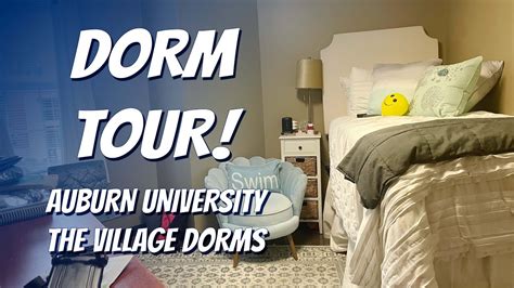 Dorm Tour Auburn University Village Dorm 2021 Youtube